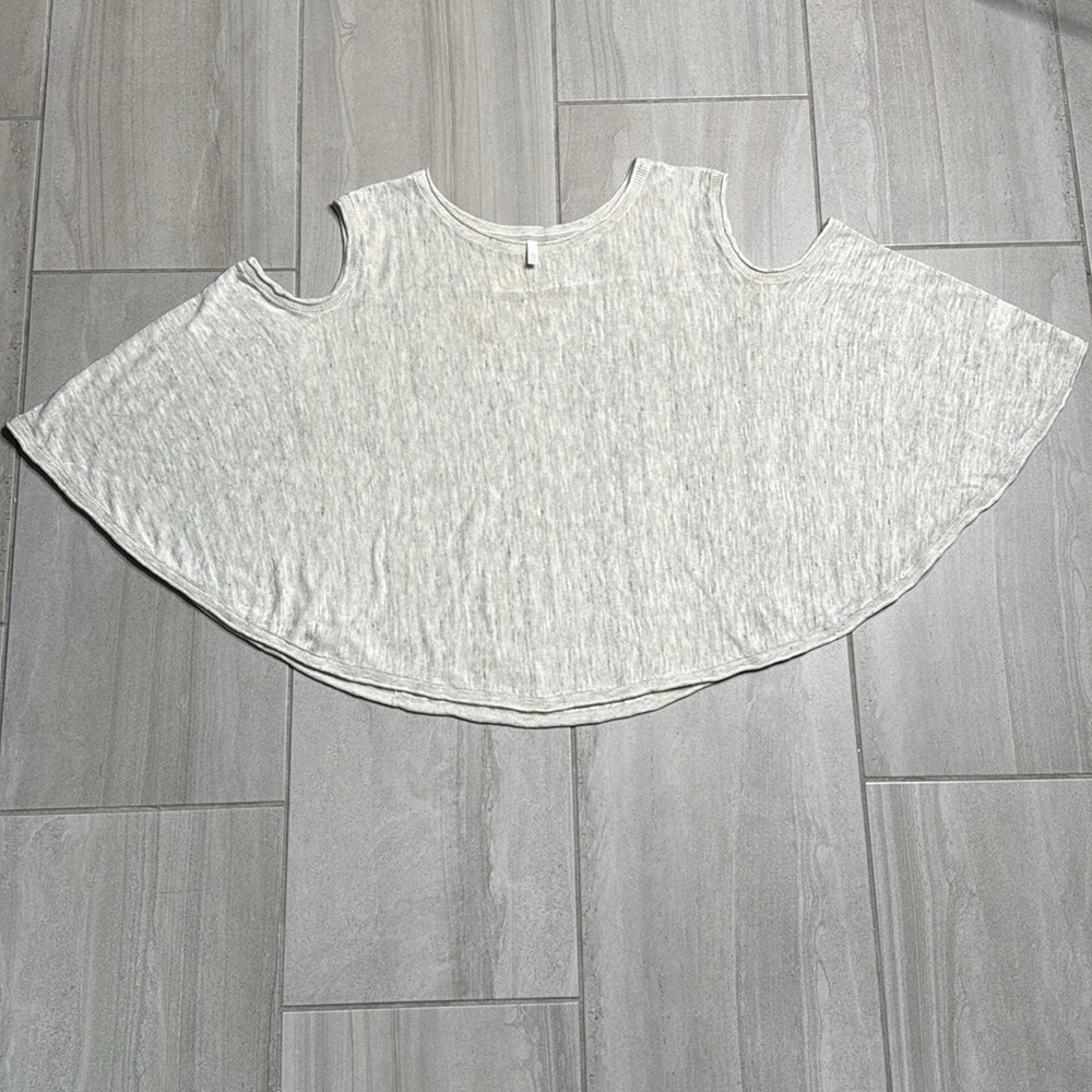 Victoria’s Secret Cold Shoulder Oversized Top - XSmall, Dirty Grey